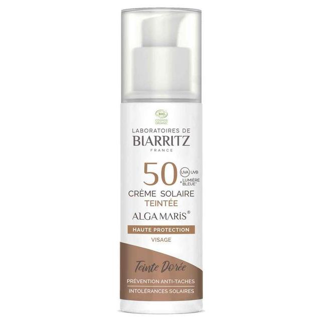 Crème solaire teintée visage SPF50 Dorée 50ml