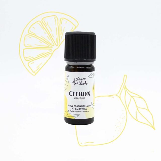 Huile essentielle bio citron