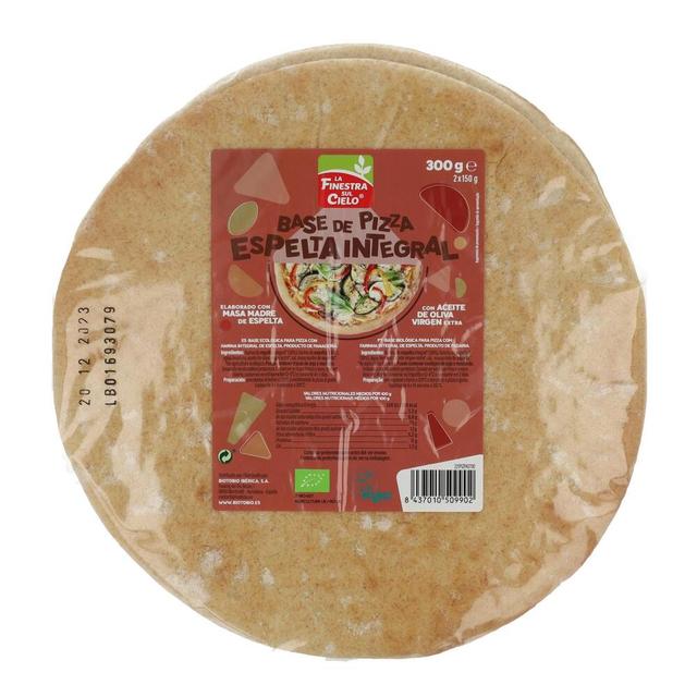 Base d'épeautre pour Bio Pizza 2 unités de 150g