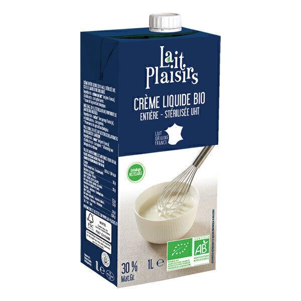 Crème liquide entière UHT 30% MG/PF 1L