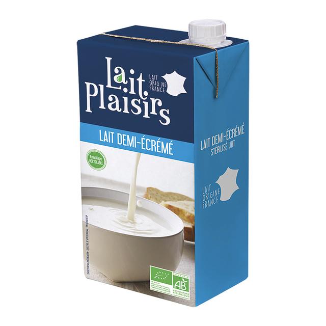 Lait demi-écrémé UHT 1L