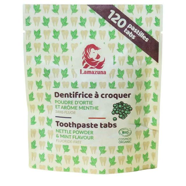 Dentifrice à croquer ortie et arôme menthe 120 pastilles