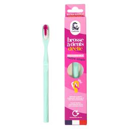 Brosse à dents Extra souple Vert d'eau