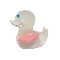 Canard rose anneau de dentition