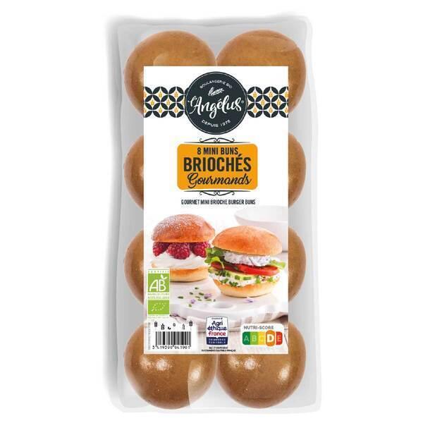 Mini burgers buns briochés 8x25g