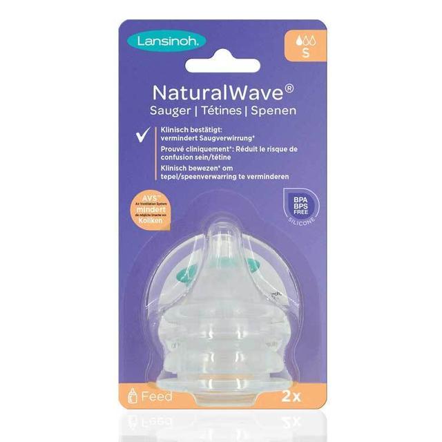 Lot de 2 tétines NaturalWave débit lent