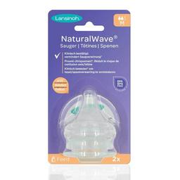 Lot de 2 tétines NaturalWave débit moyen