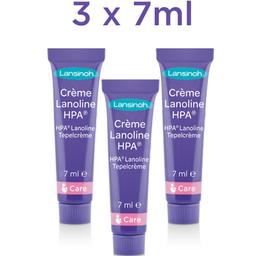 Crème Protectrice Mamelon lanoline HPA® Lot de 3 tubes de 7ml