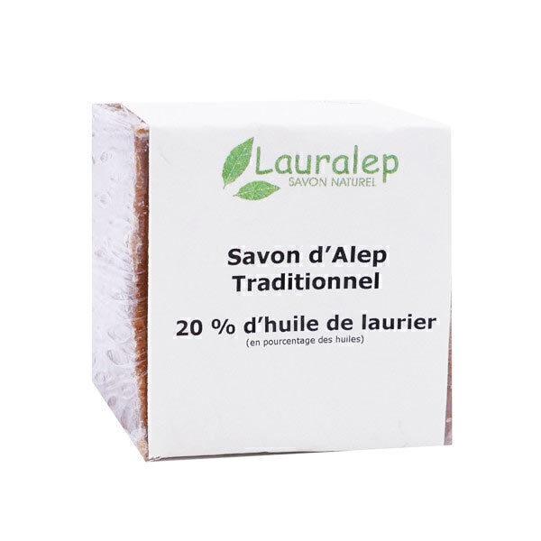 Savon d'Alep traditionnel 20% 200g