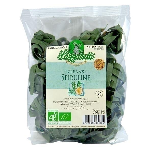 Rubans aux oeufs frais et à la spiruline 250g