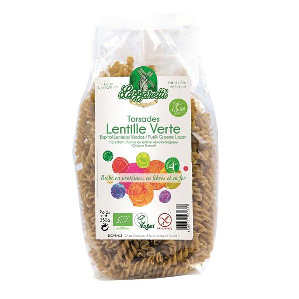 Torsades 100% aux lentilles vertes 250g