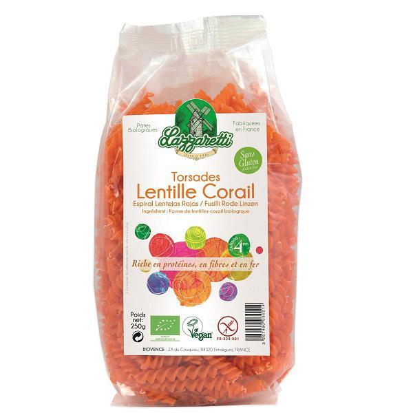 Torsades 100% aux lentilles corail 250g