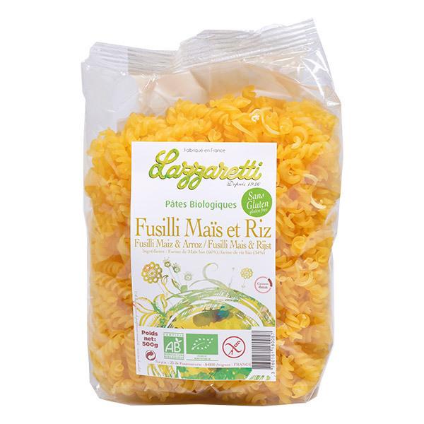 Fusilli de maïs et riz 500g