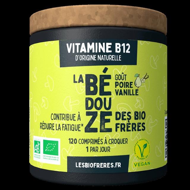 Vitamine B12 La Bédouze goût poire vanille 120 comprimés