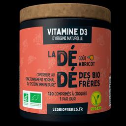 Vitamine D3 Dédé goût abricot 120 comprimés