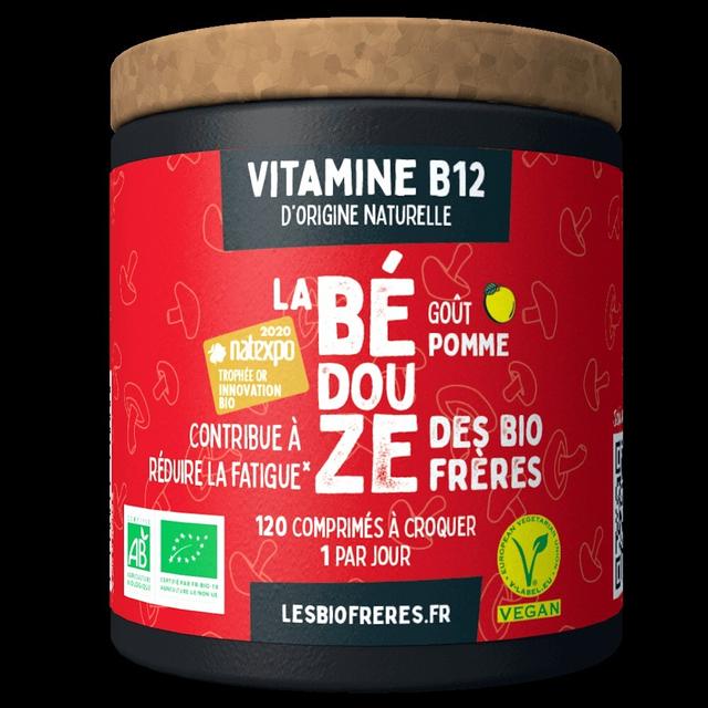 Vitamine B12 La Bédouze goût pomme 120 comprimés