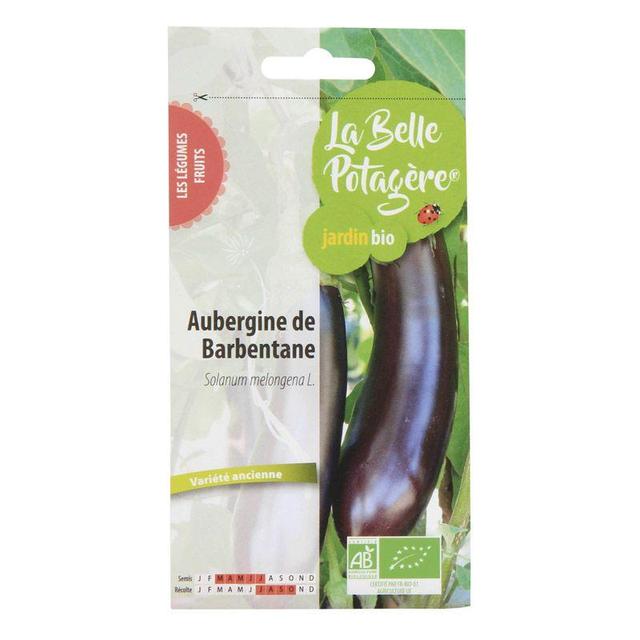 Graines à semer - Aubergine de Barbentane - 0,15 g