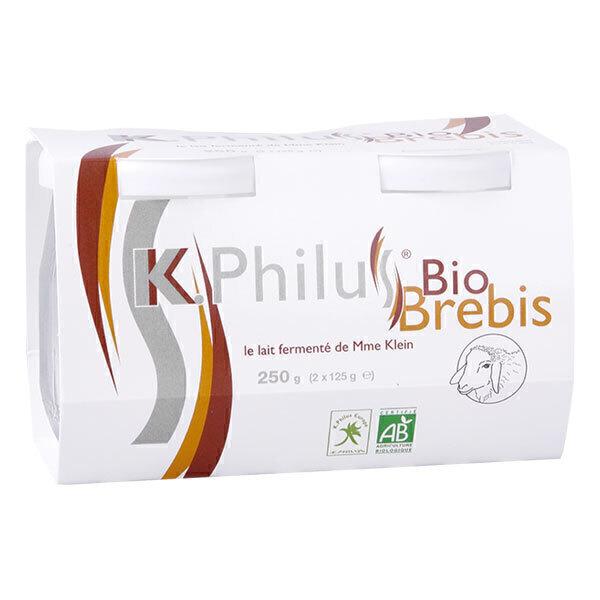 Yaourts K-Philus au lait de brebis 2x125g