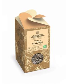 thym bio sauvage feuille france 50g