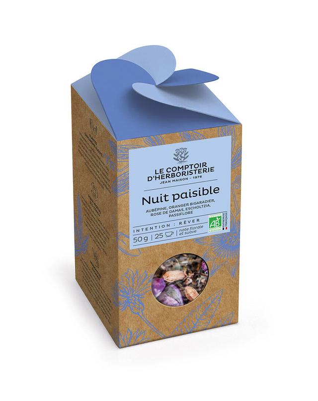 tisane nuit paisible bio 50g