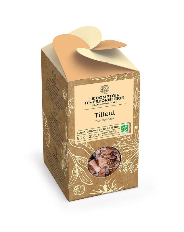 tilleul bio aubier coupe 1cm france 50g