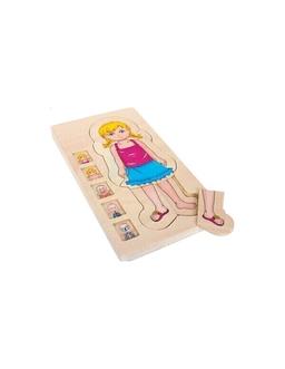 Puzzle anatomie - Fille