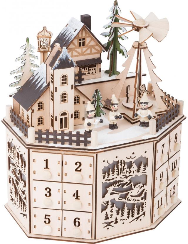 Calendrier de l'Avent Village de Noel