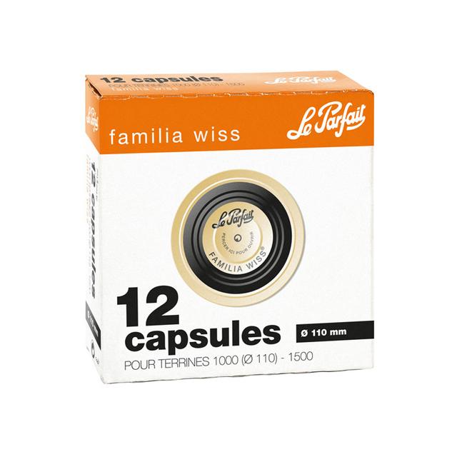 Boîte de 12 capsules Familia Wiss 11 cm