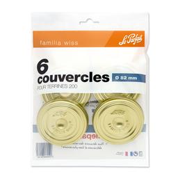 Sachet de 6 couvercles Familia Wiss 8,2 cm