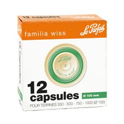 Boîte de 12 capsules Famillia Wiss 10 cm