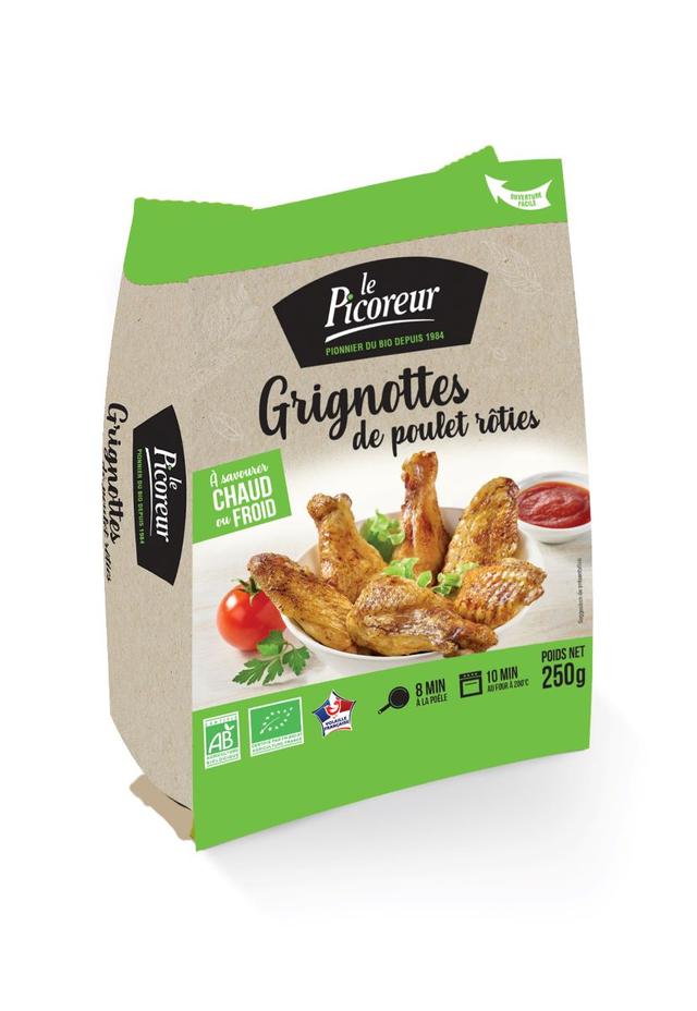 Grignottes de poulet rôties nature 250g