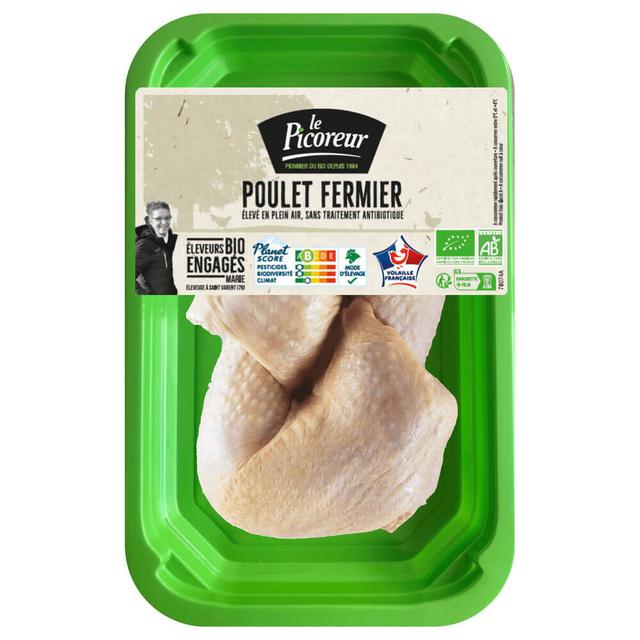 Cuisses de poulet fermier blanc 550g