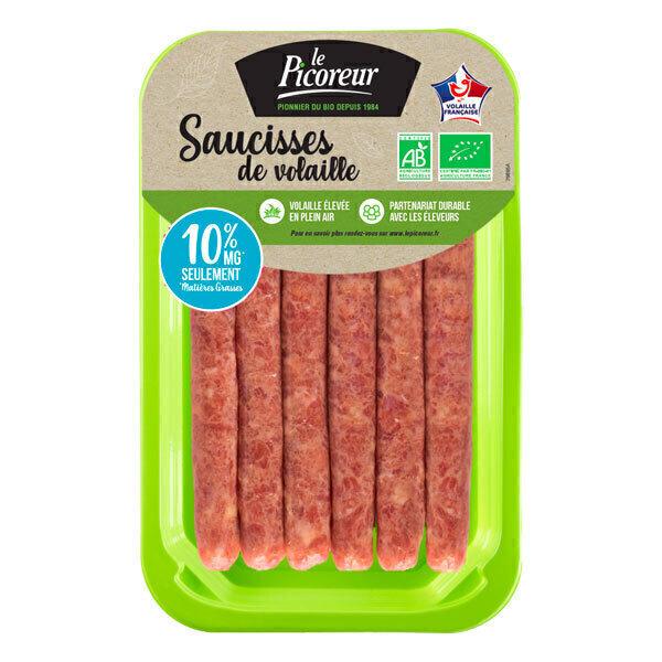 Saucisses de volaille nature x6