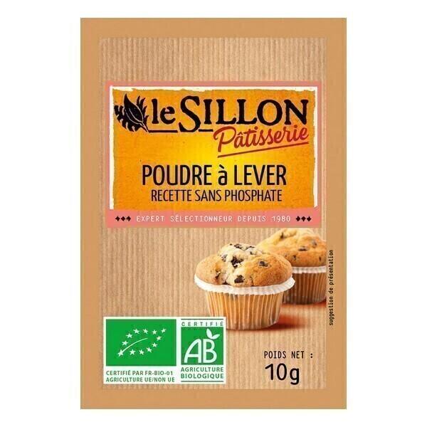 8 sachets poudre à lever sans phosphates 10g