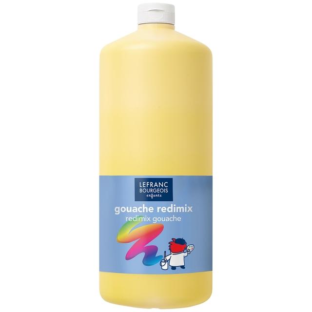 Gouache liquide Lefranc Bourgeois Redimix - 2L - Jaune primaire