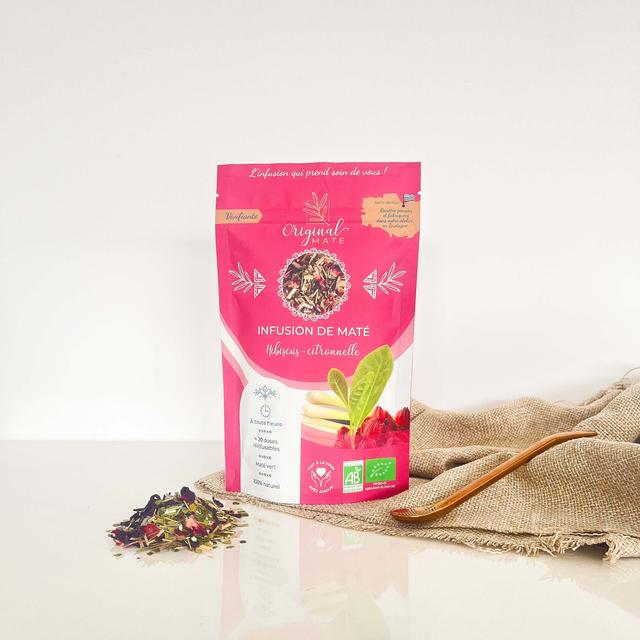 Maté Hibiscus Citronnelle Bio - 70g