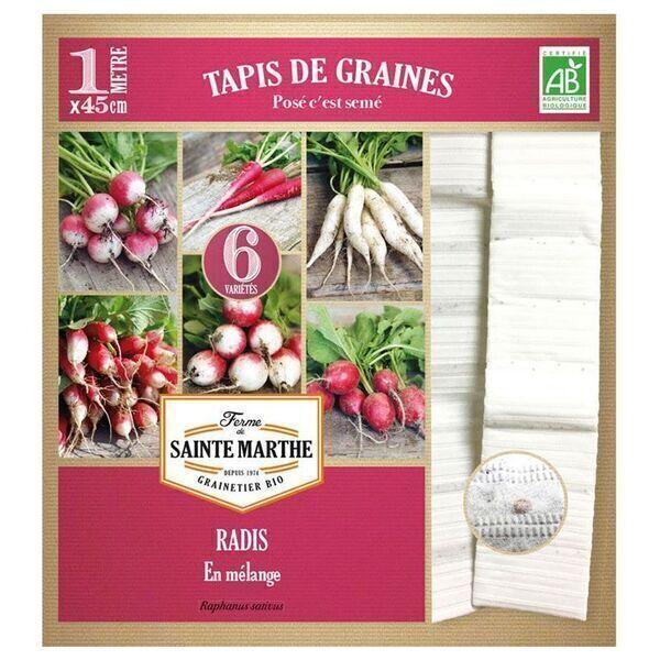 Tapis de graines à semer 1 m x 46 cm - Radis