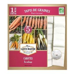 Tapis de graines à semer 1 m x 46 cm - Carottes