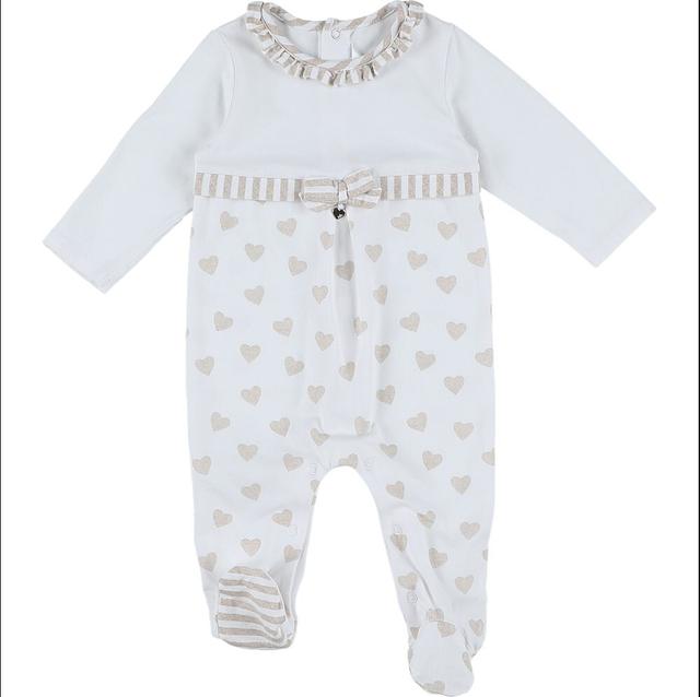 MAYORAL 3 Mois pyjama blanc, beige