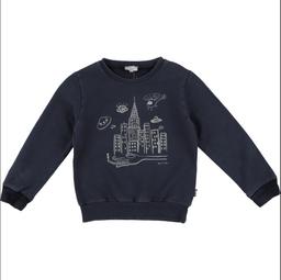 PAUL SMITH 6 Ans sweat bleu marine