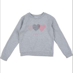 NR , 10 Ans sweat gris, rose