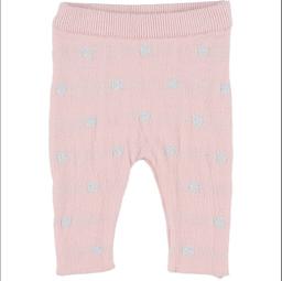 MES PETITS CAILLOUX ,  3 Mois leggings rose, argent