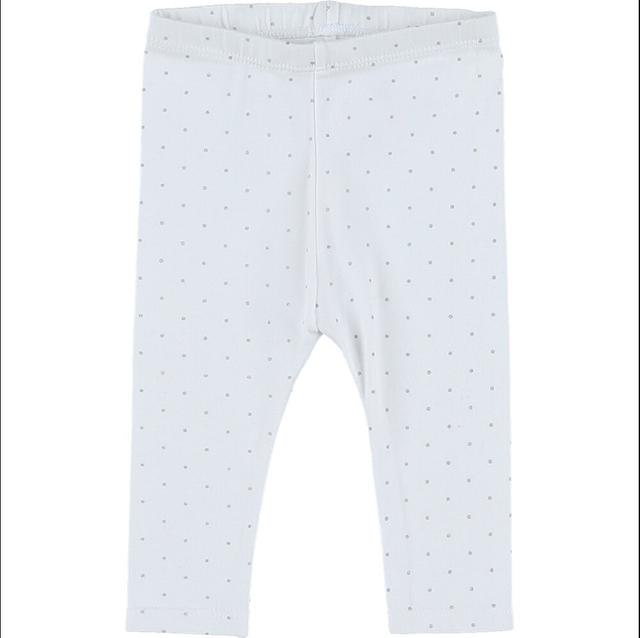 OBAïBI ,  3 Mois leggings blanc, argent