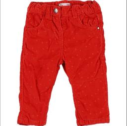 DPAM , 6 Mois pantalon velours rouge