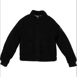 IKKS - Blouson/Sweat polaire réversible noir, argent - 10 Ans