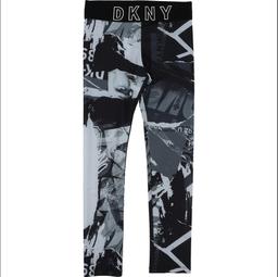 DKNY - Leggings noir, gris - 8 Ans