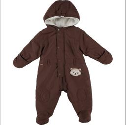 P'TIT BISOU - Combinaison pilote marron - 6 Mois