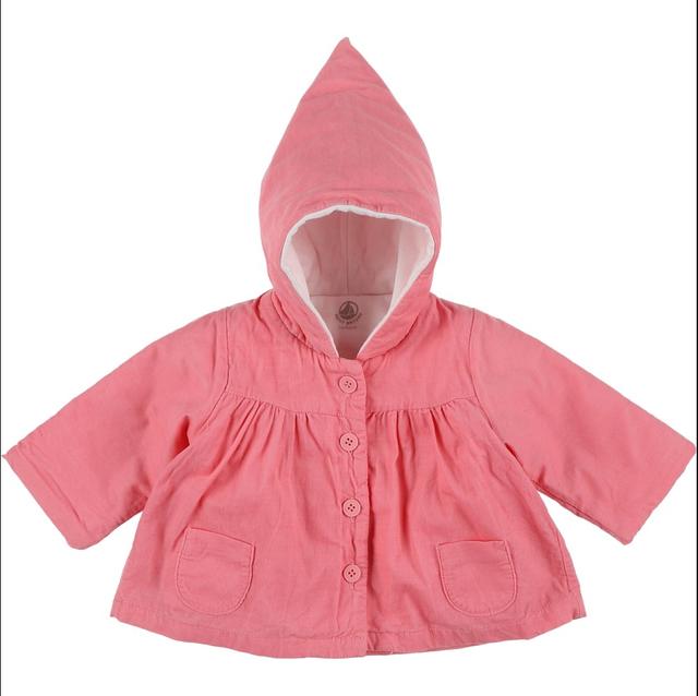 PETIT BATEAU - Manteau rose - 1 Mois