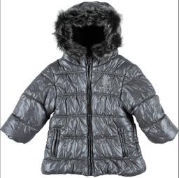 3 POMMES - Manteau gris/argent - 24 Mois