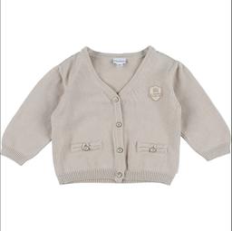 P'TIT BISOU - Gilet beige - 6 Mois